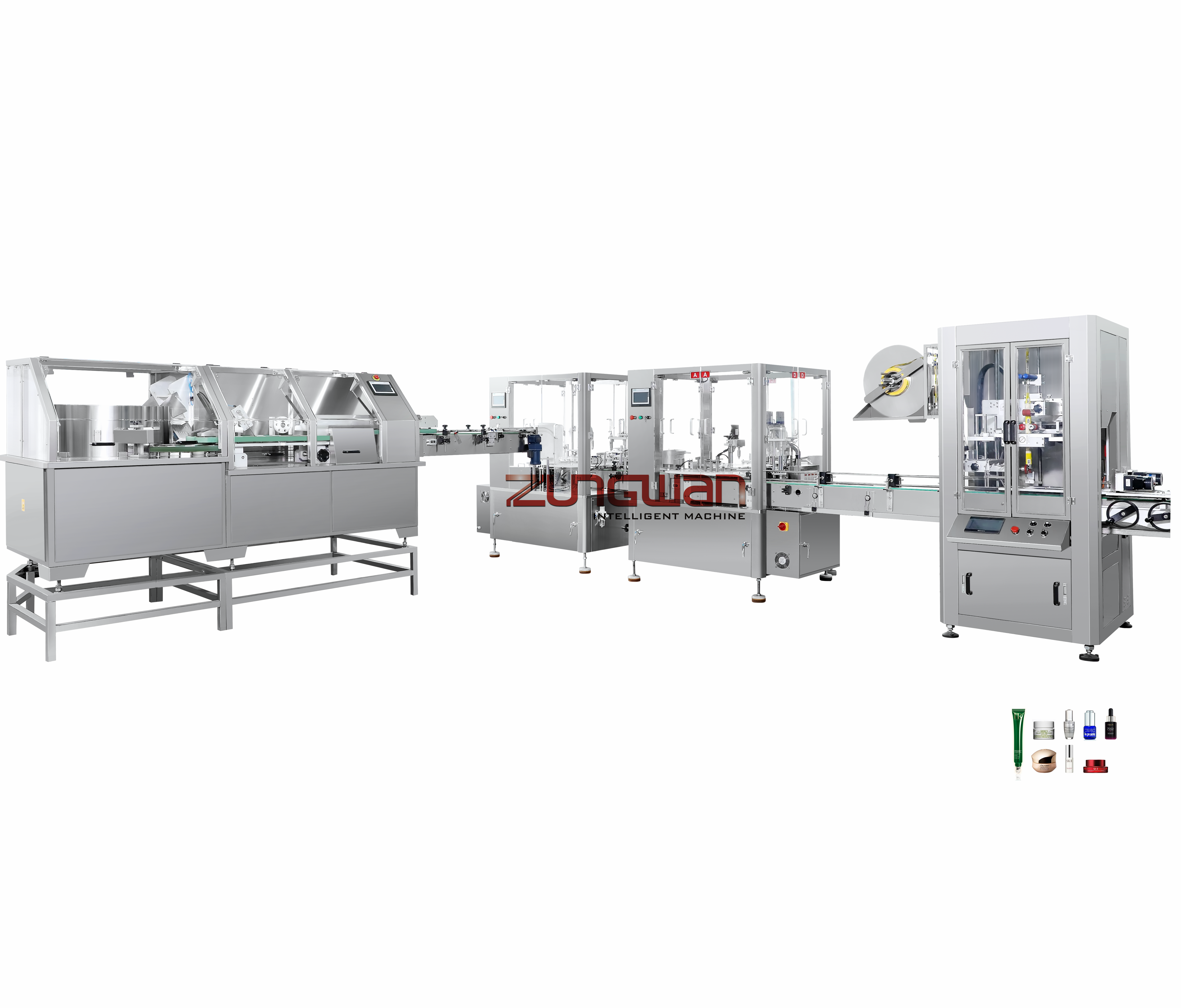 ZHJY-50P Oil Filling & Corking & Capping Machine